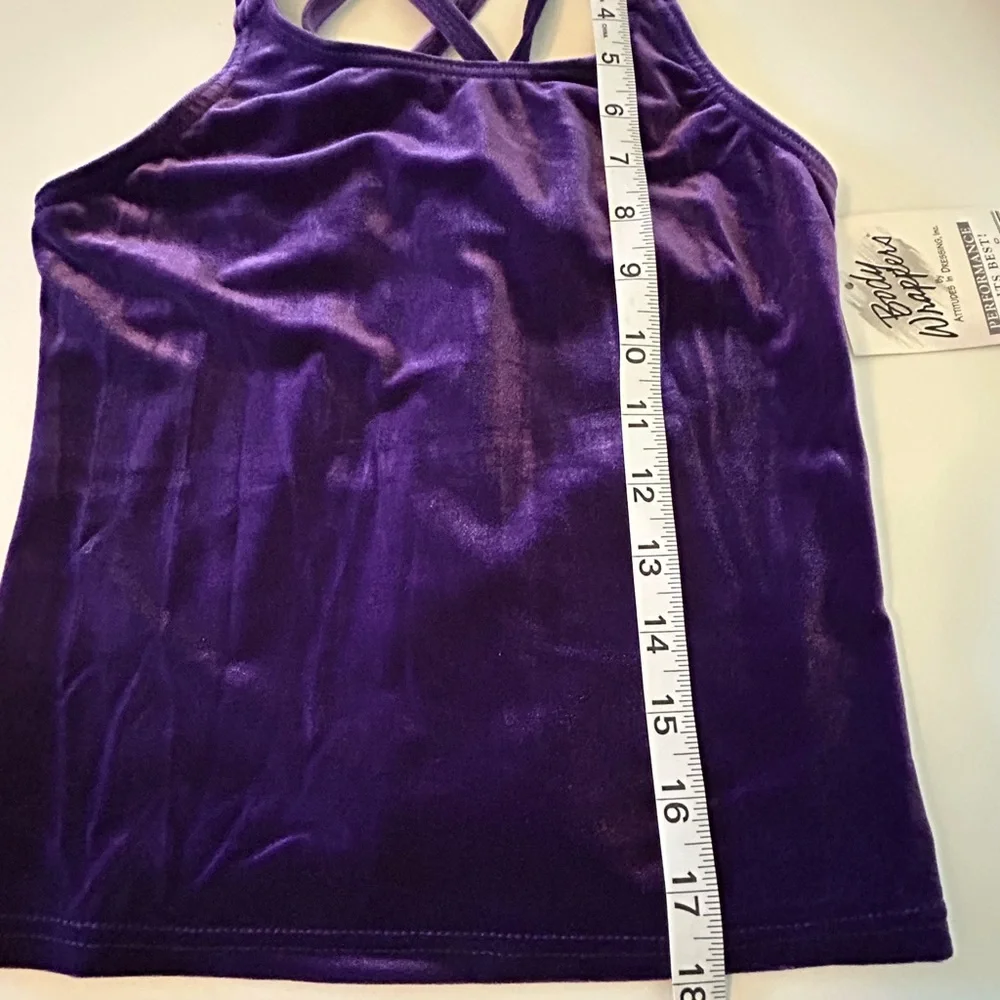 Body wrappers 90s velvet dance top